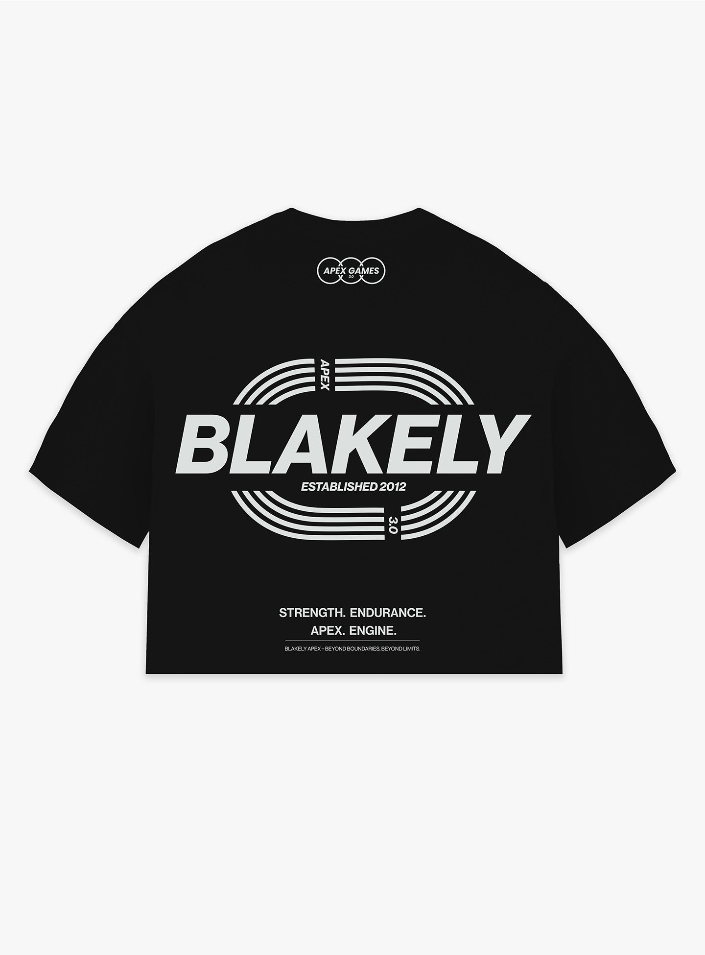 Apex 3.0 Cropped T-Shirt - Black