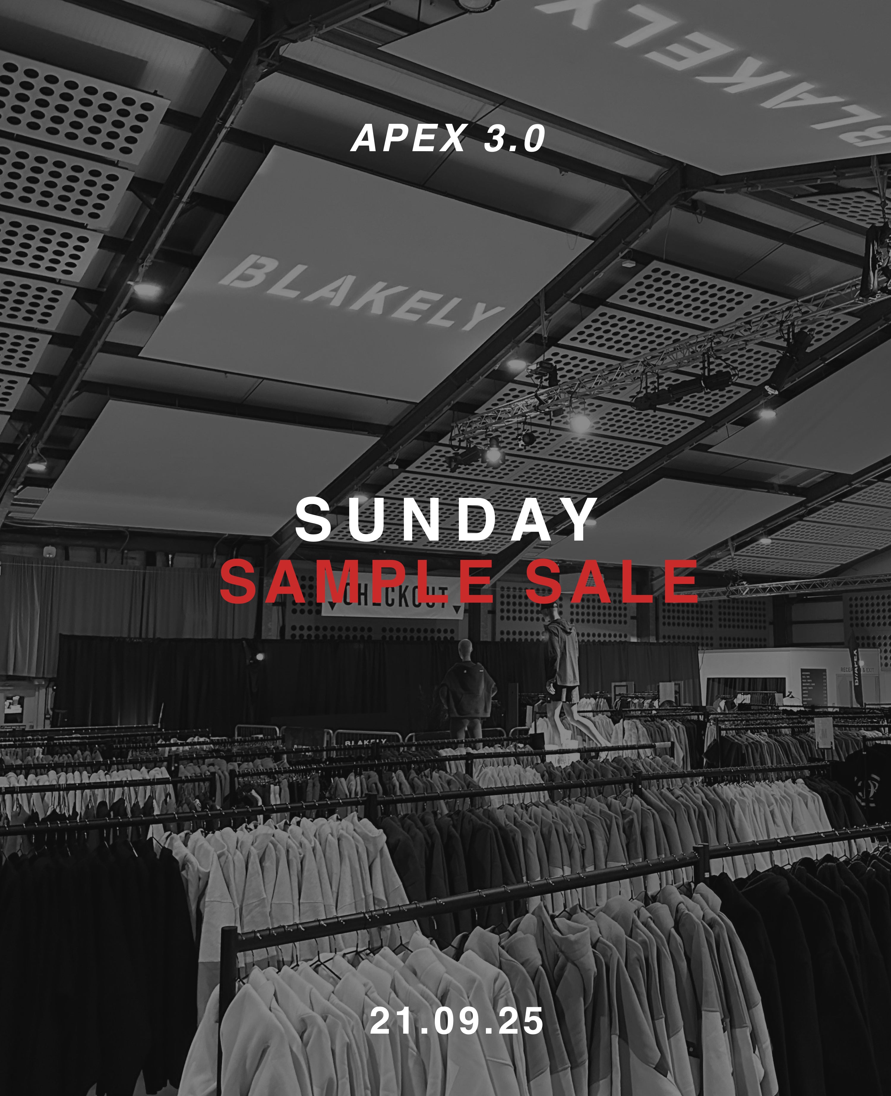 APEX Sample Sale Tickets - Sunday