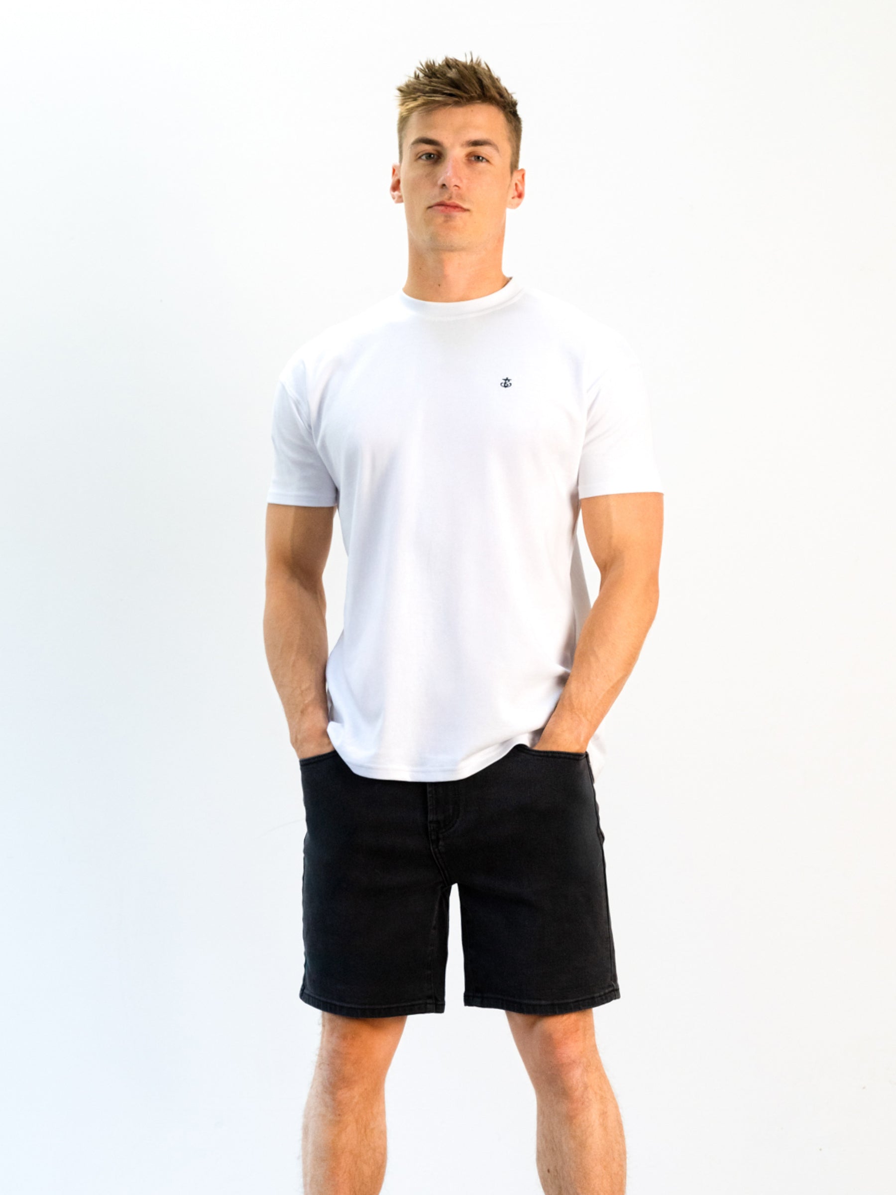 Blakely Denim Shorts - Black