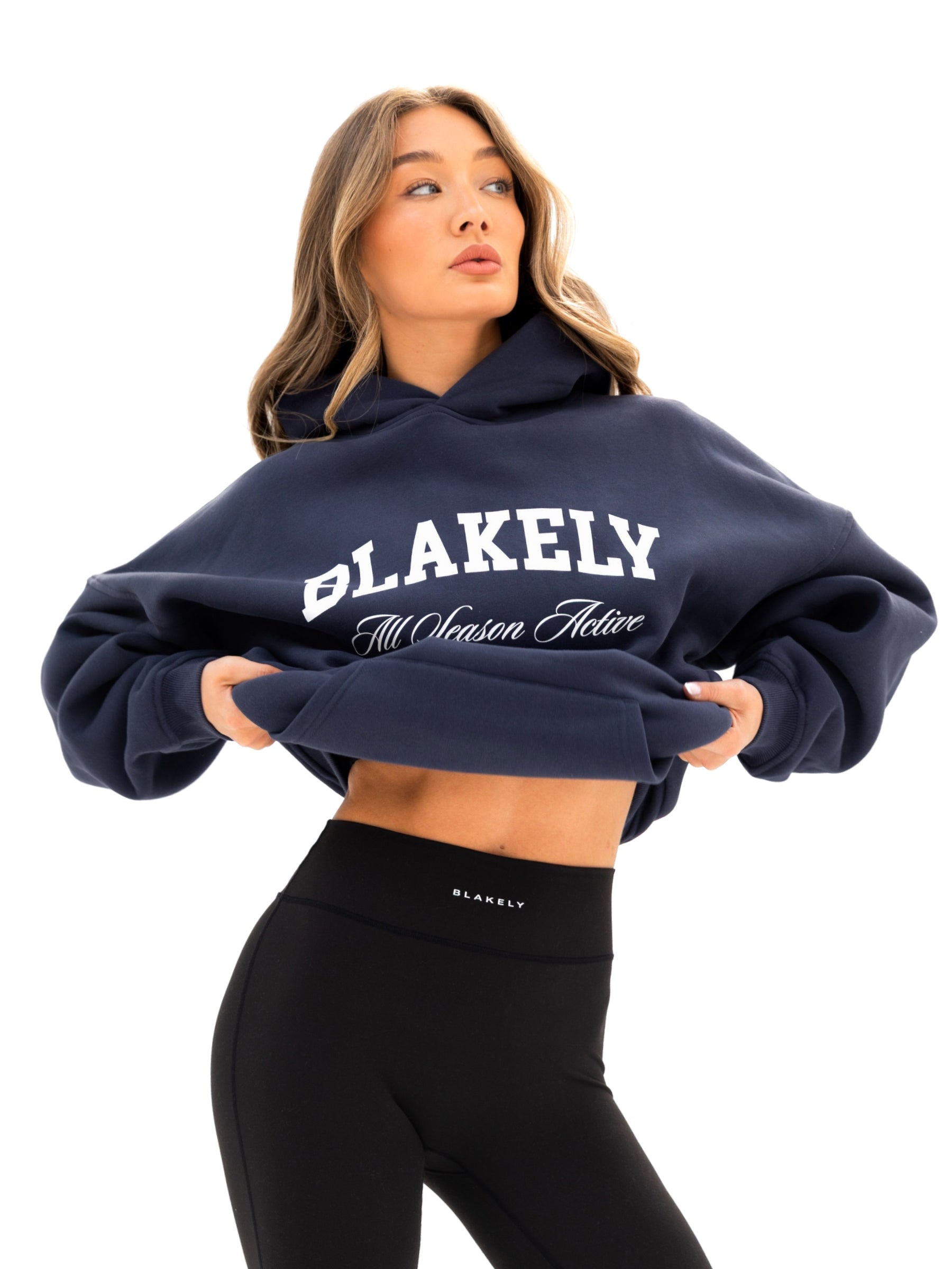 Melrose Oversized Hoodie - True Navy