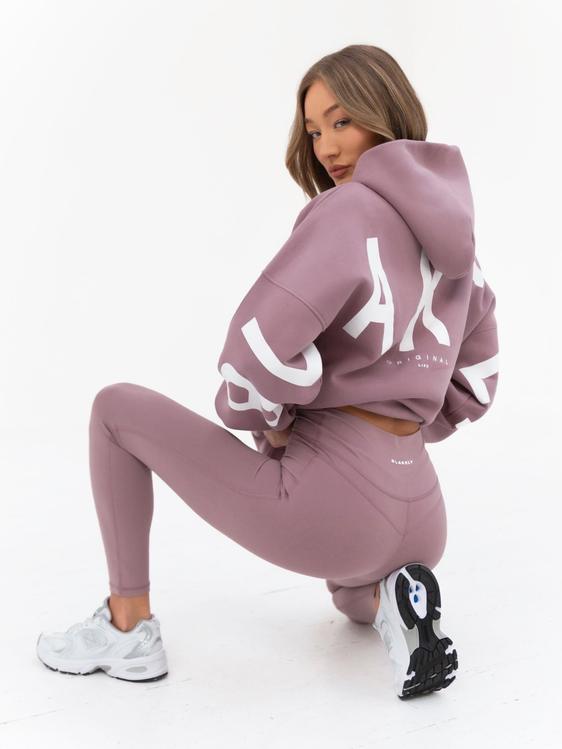 Isabel Hoodie & Leggings Set - Dusty Pink