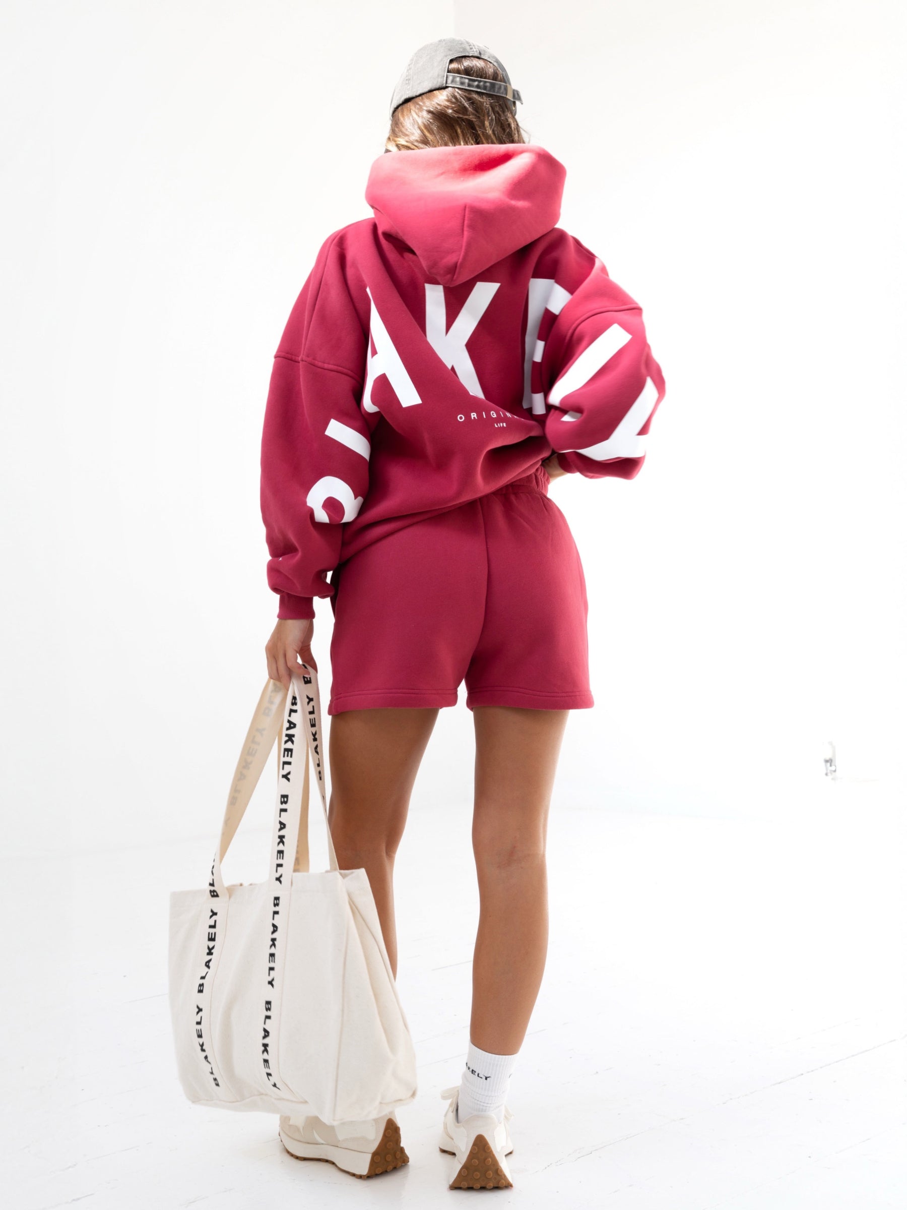 Isabel Oversized Hoodie - Deep Pink