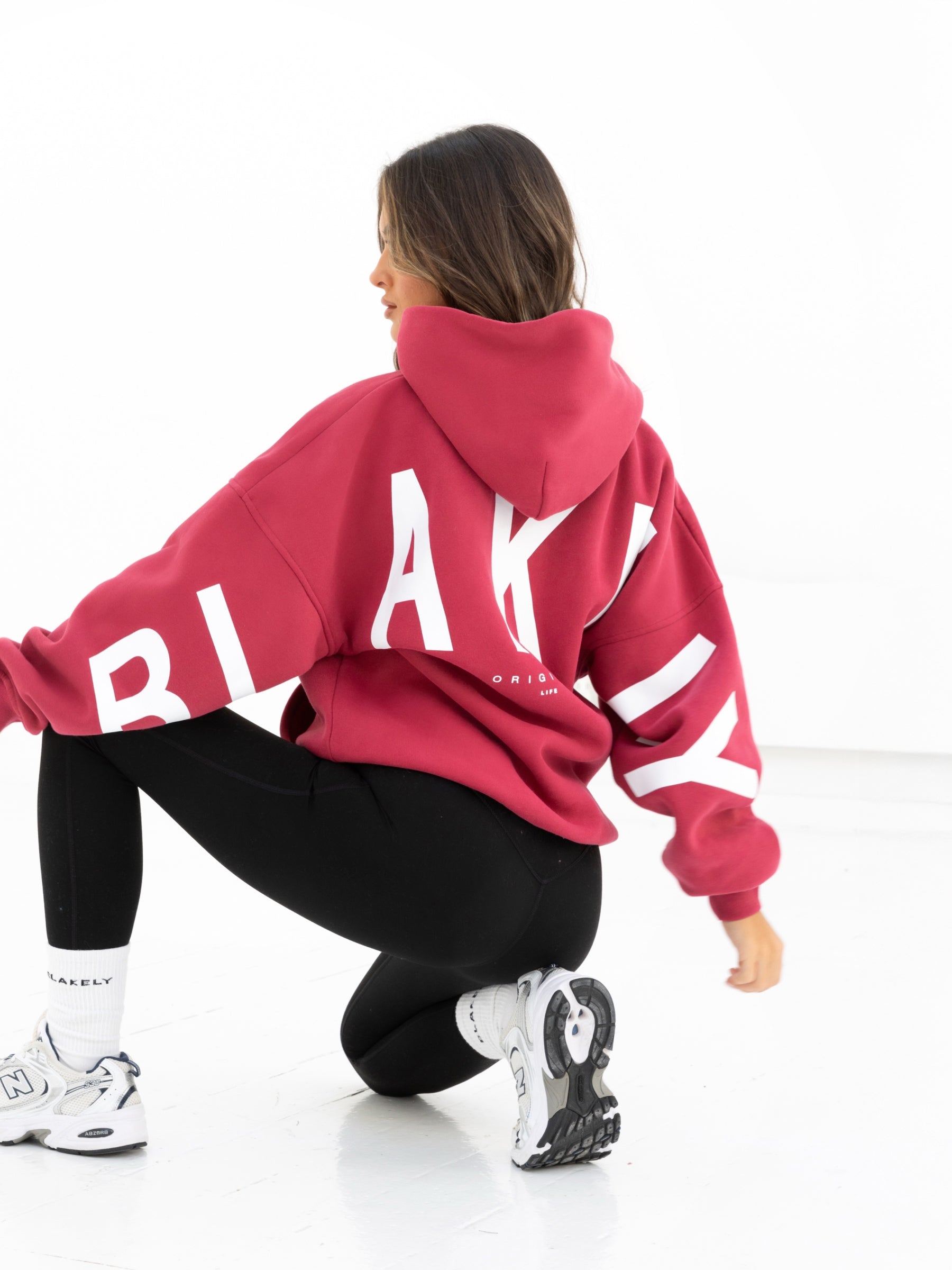 Isabel Oversized Hoodie - Deep Pink