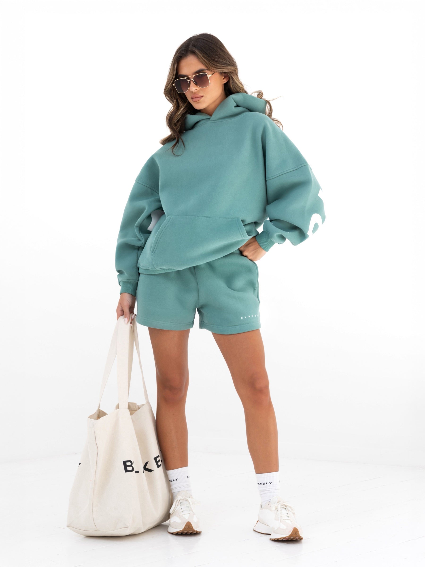 Isabel Oversized Hoodie - Deep Sage