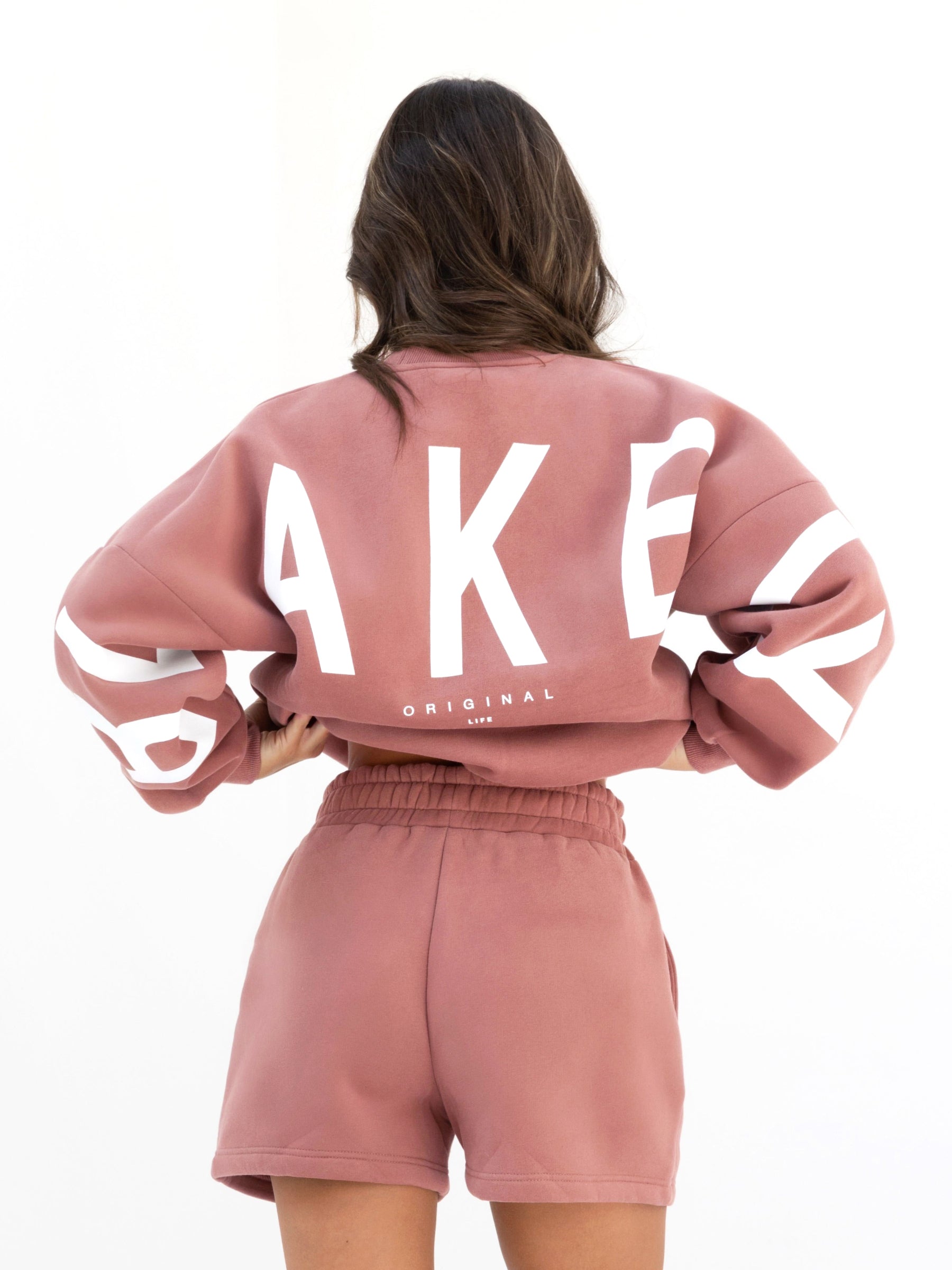 Isabel Oversized Jumper - Blush Brown