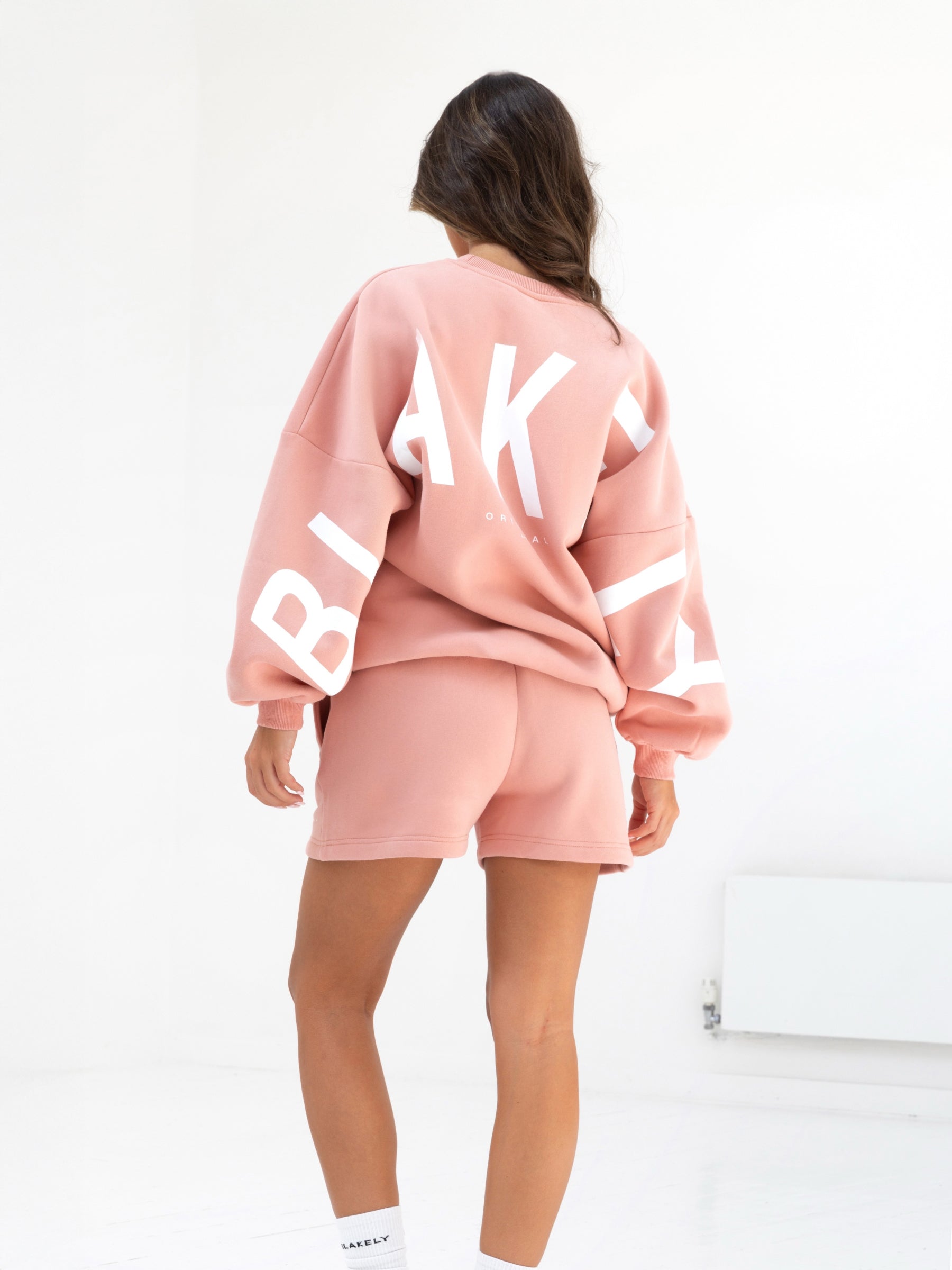Isabel Oversized Jumper - Peach Pink