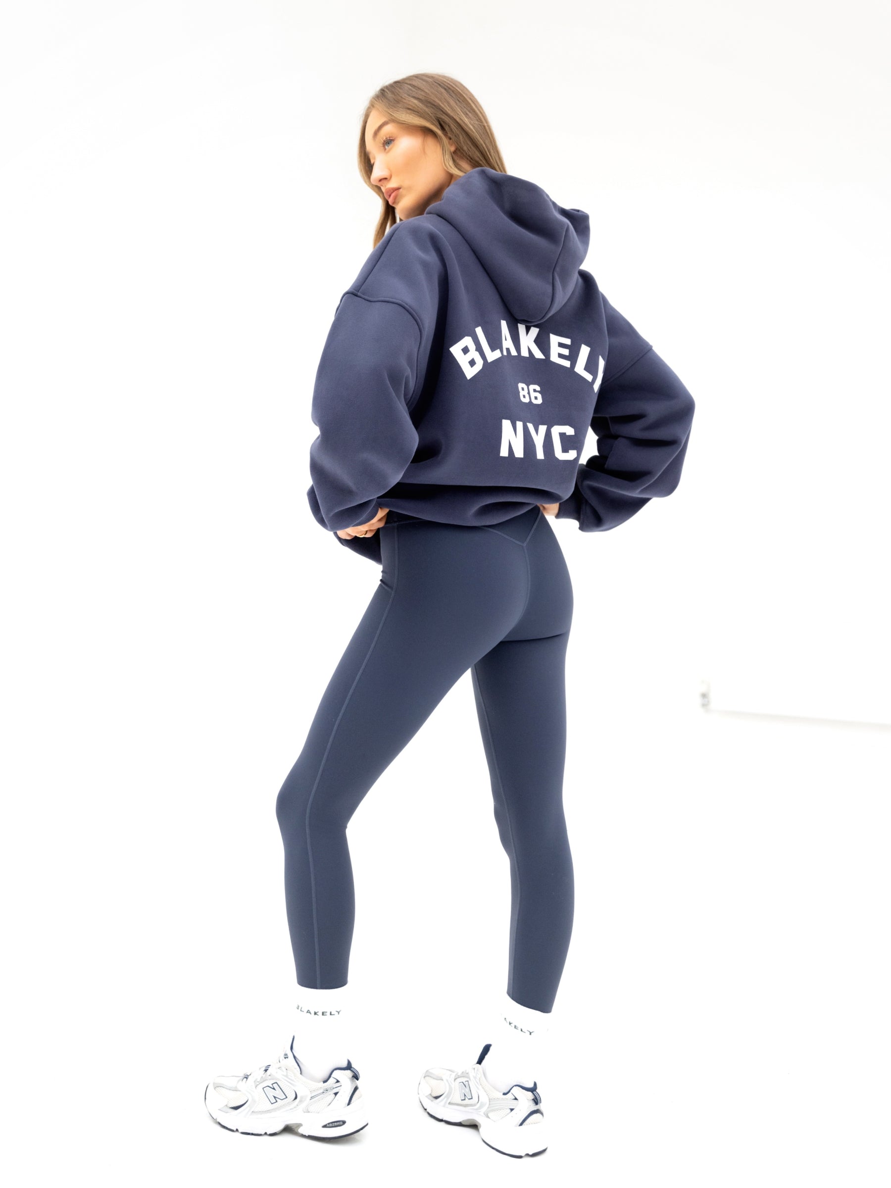 NYC Oversized Hoodie - True Navy