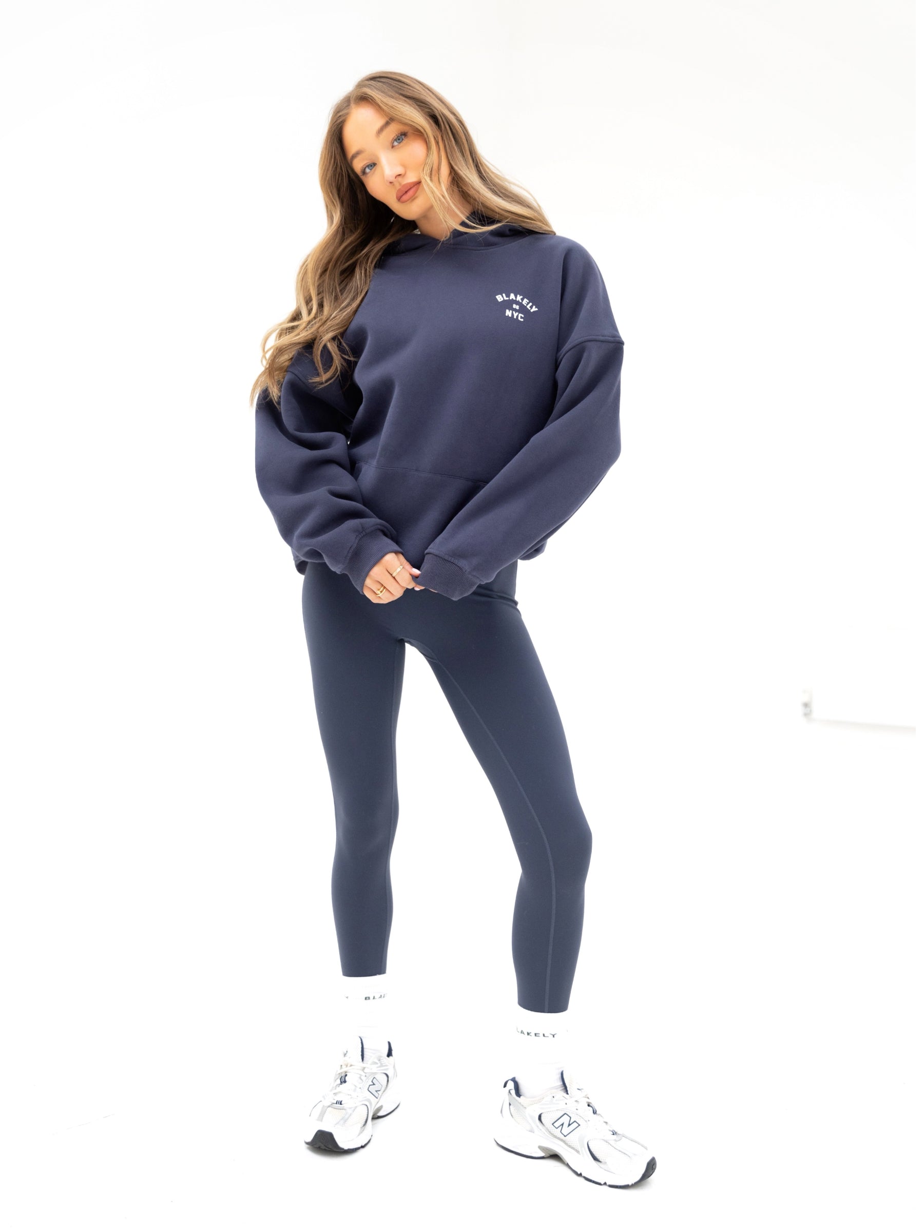 NYC Oversized Hoodie - True Navy
