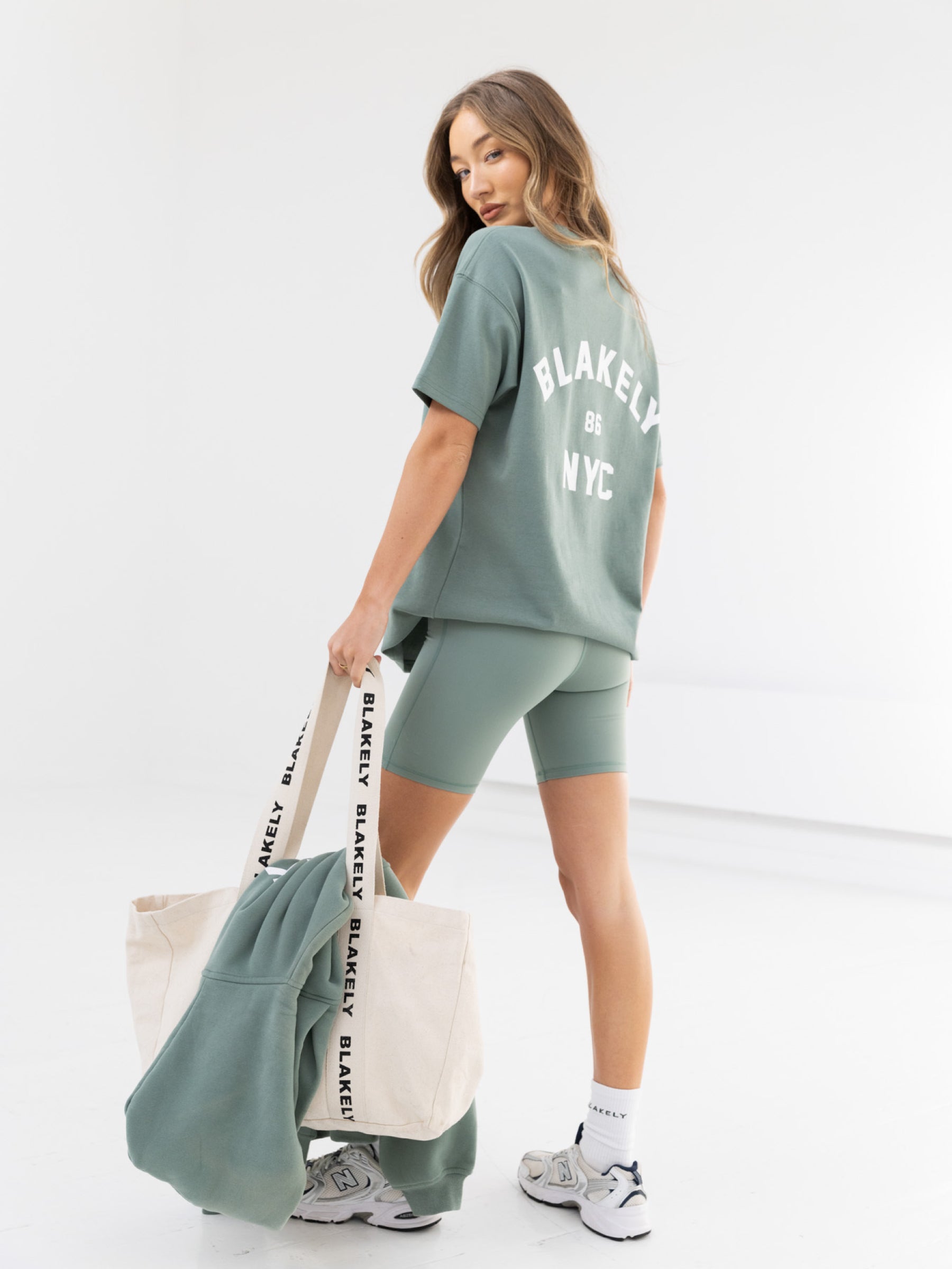 NYC Oversized T-Shirt - Sage Green