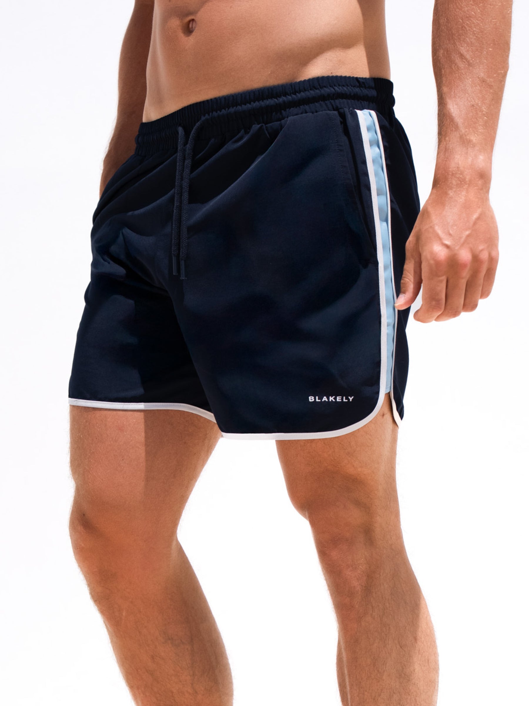 Panel Swim Shorts - Dark Navy