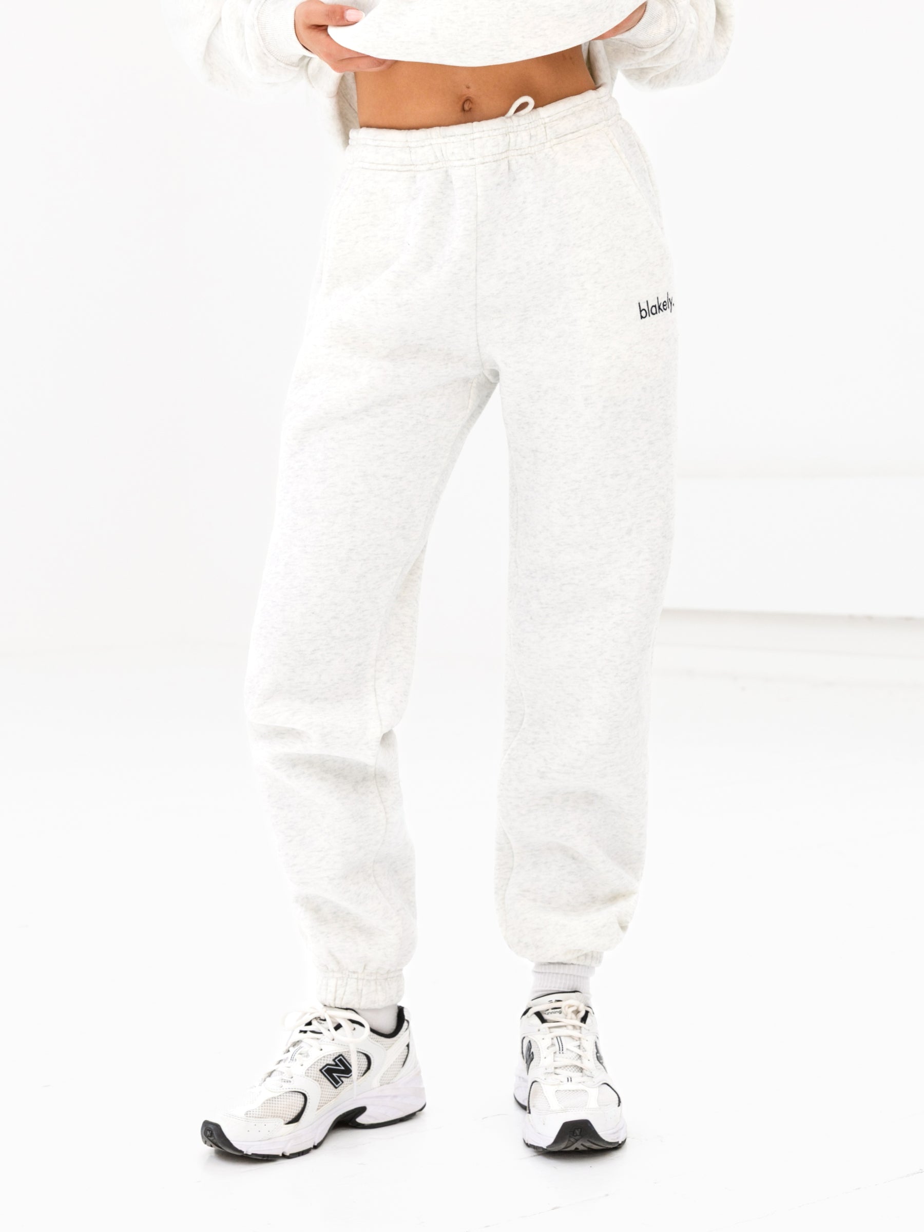 Sami Sweatpants - Marl White