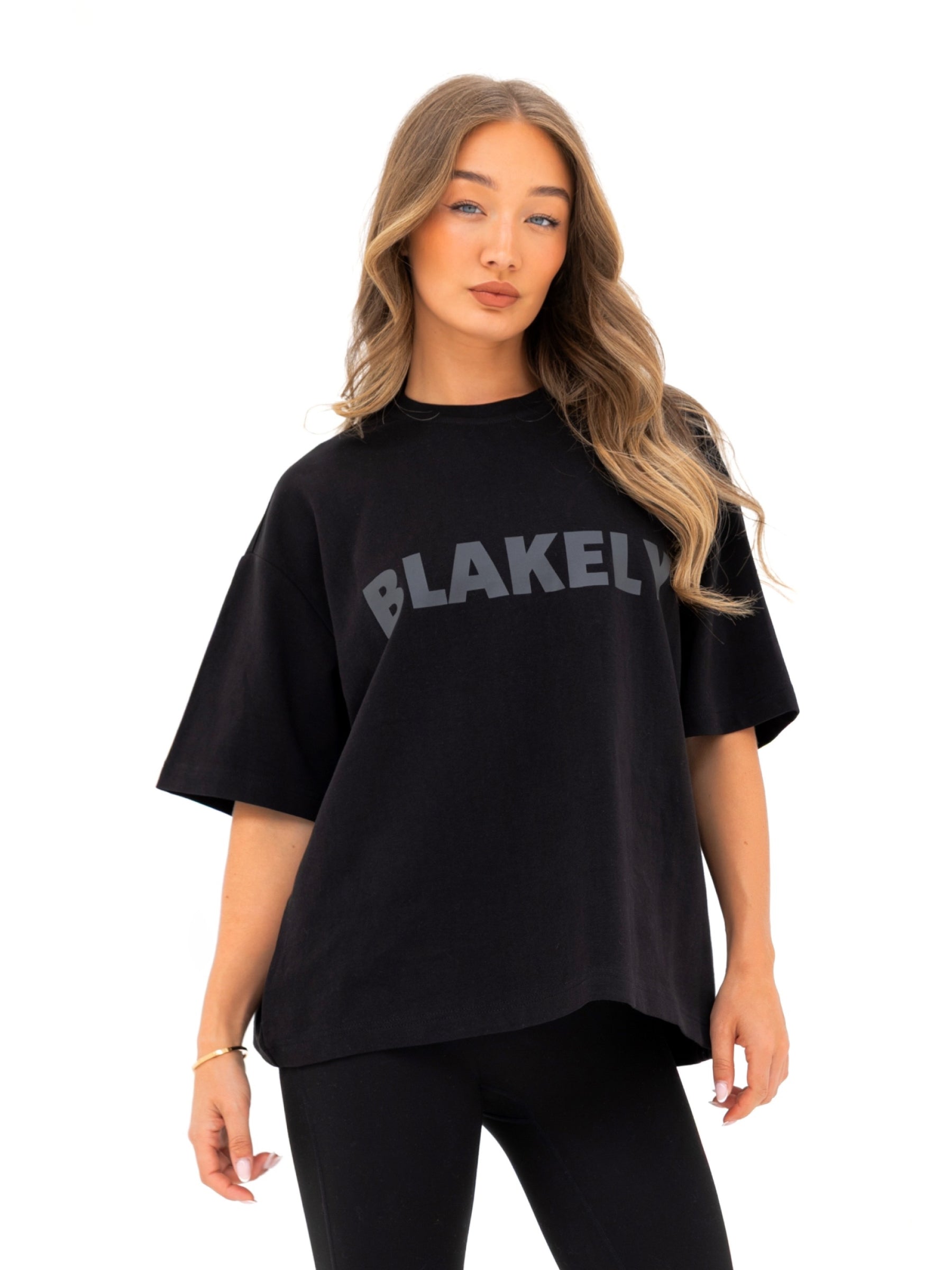 Studio Ultra Oversized T-Shirt - Tonal Black