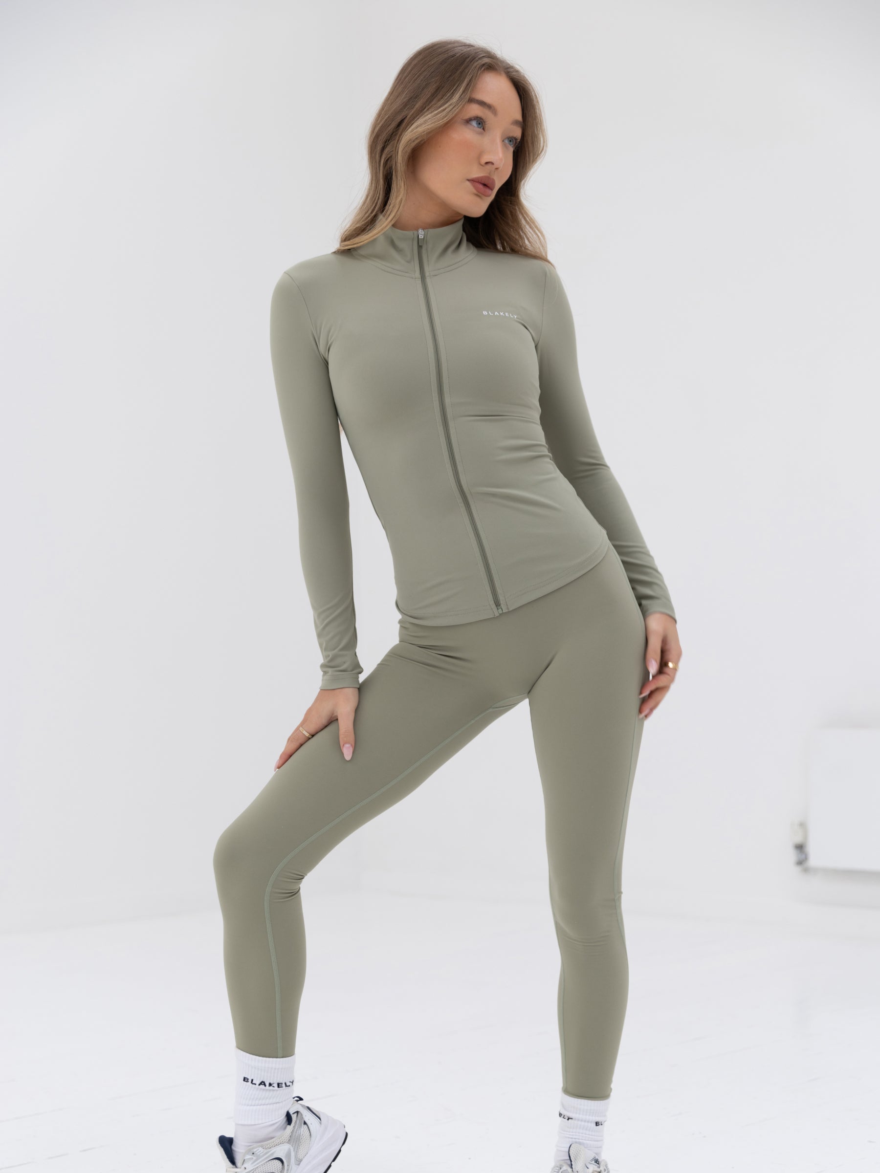 Ultimate Full Zip Jacket & Leggings Set - Olive